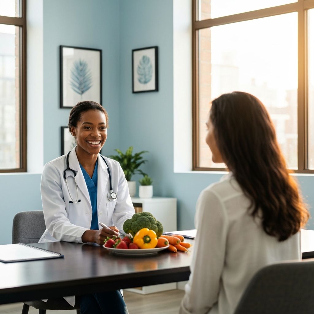 Healthy nutrition consultation